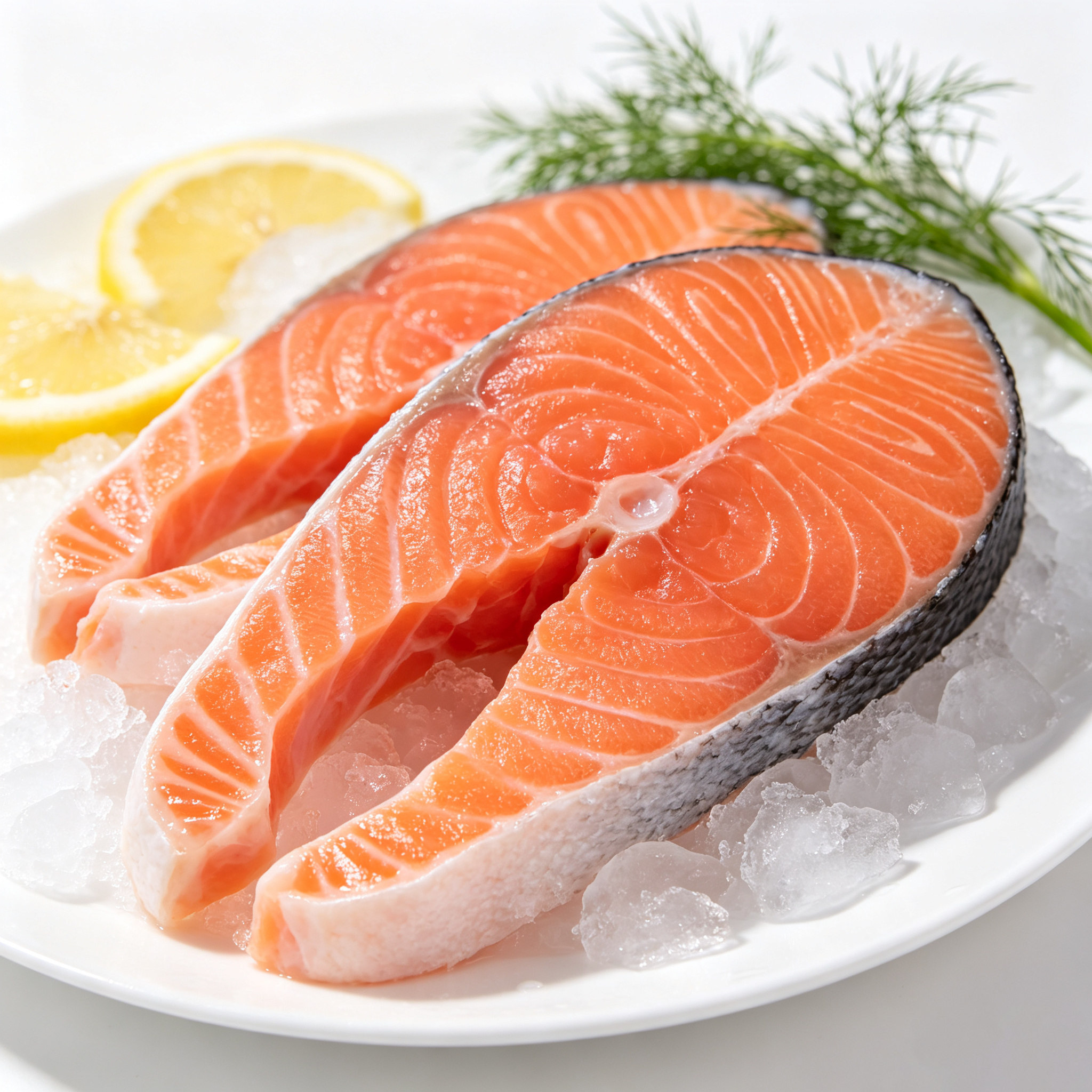 Frozen Atlantic Salmon Steaks