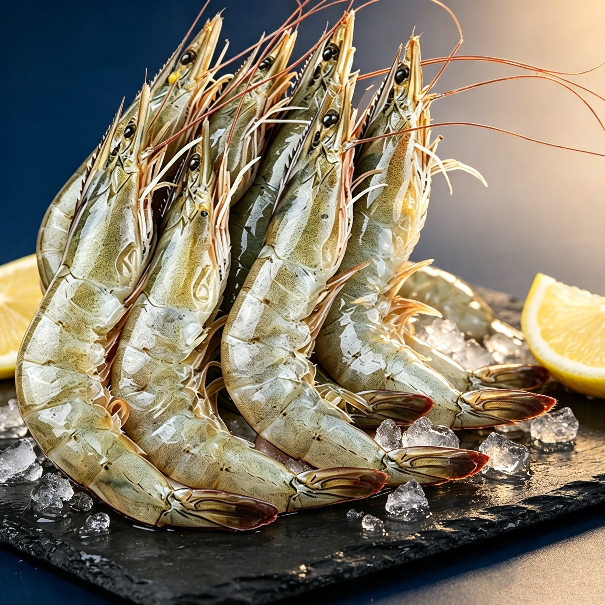 Wild Caught Whole Shell-on Prawns