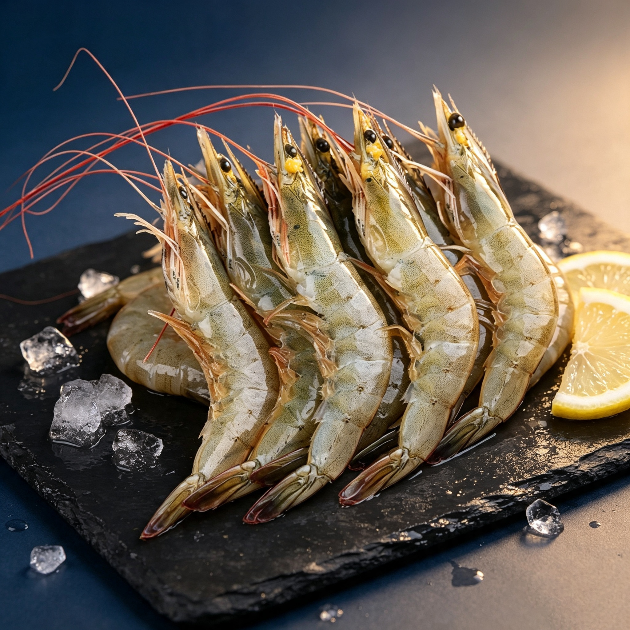 Wild Caught Whole Shell-on Prawns